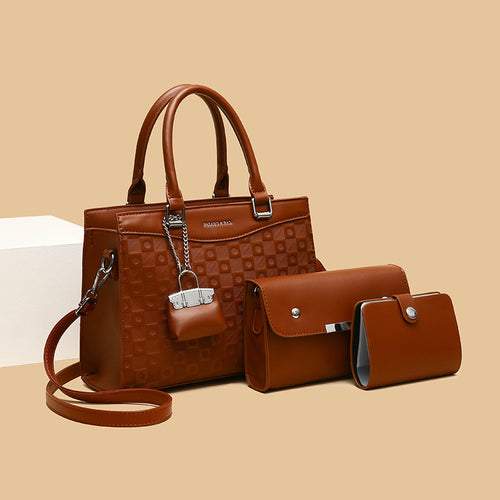 Damen Handtaschen-Set mit stilvollem Design und praktischen Innenfächern Nord Taschen
