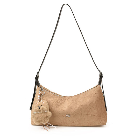 Damen Hobo-Tasche mit charmantem Tieranhänger und praktischem Kordelzug Nord Taschen