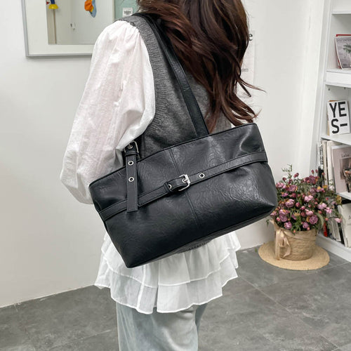 Damen elegante Handtasche mit flexiblem Tragegriff Nord Taschen