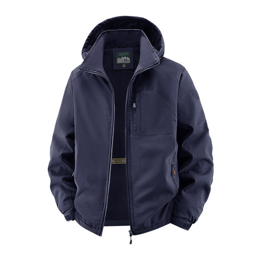 Herren Urbaner Allwetter-Reiseanorak mit Mesh-Futter und verdecktem Reißverschluss Nord Taschen