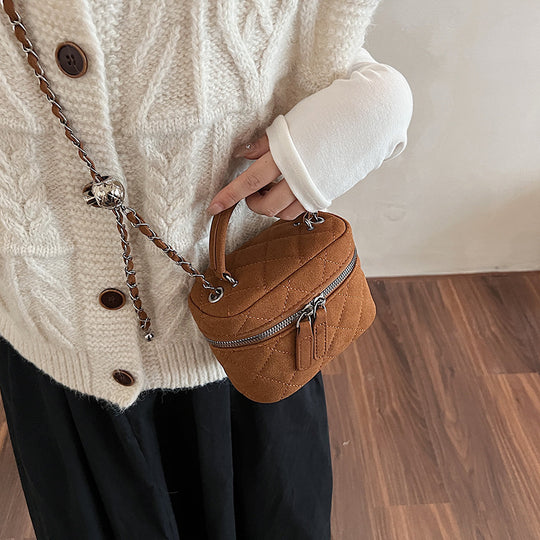 Damen gesteppte Handtasche mit abnehmbarem Schulterriemen Nord Taschen