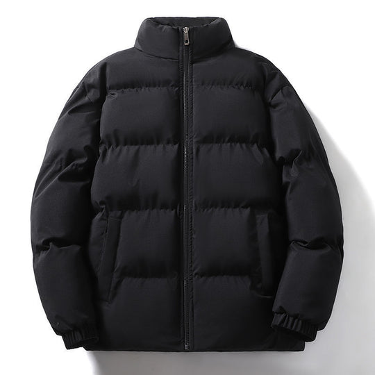 Damen Kurz geschnittene Thermo-Pufferjacke mit Stehkragen und minimalistischer Zipperfront Nord Taschen