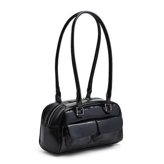 Damen Handtasche mit praktischem Doppelreißverschluss und herausnehmbaren Fächern Nord Taschen