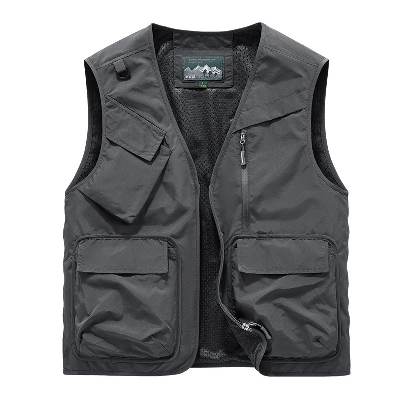 Herren Multifunktionale Outdoor-Weste Nord Taschen 1788242425