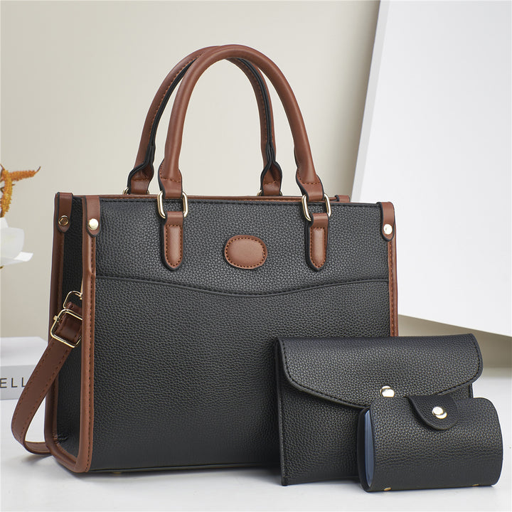 Damen Handtasche im strukturierten Design mit abnehmbarer Mini-Clutch Nord Taschen