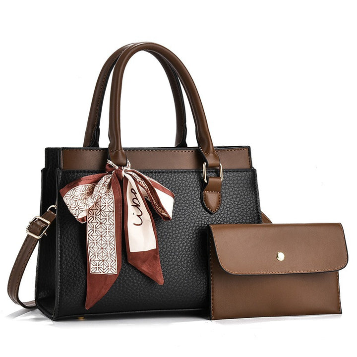Damen Handtasche mit eleganten Design und zusätzlichem Kosmetiktäschchen Nord Taschen