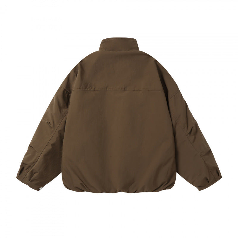 Unisex Leichter technischer Blouson mit Stehkragen, durchgehendem Reißverschluss und Tunnelzugsaum Nord Taschen
