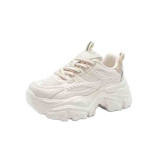 Damen Modische Chunky Sneakers mit atmungsaktiver Mesh-Konstruktion und komfortabler Dämpfung Nord Taschen