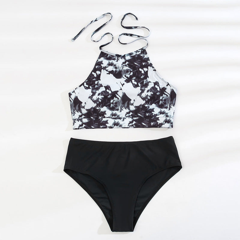 Damen Sportlicher Bikini-Top mit hohem Kragen Nord Taschen