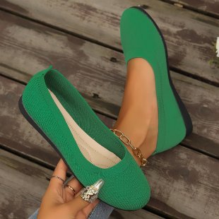 Damen bequeme Ballerinas aus elastischem GewNord Taschene mit formschöner Sohle