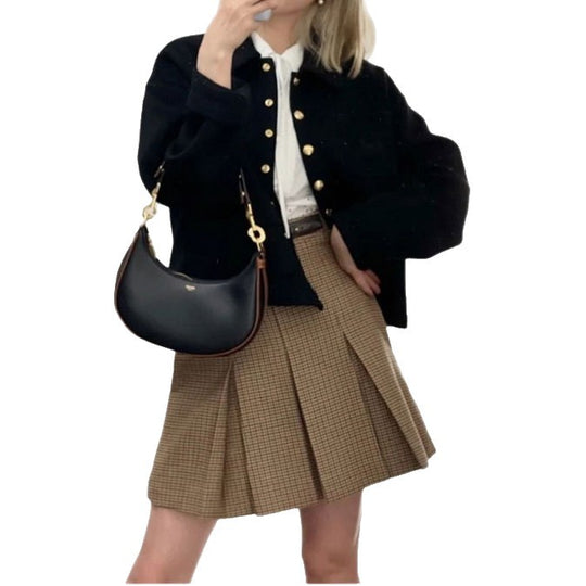 Damen Modische Steppjacke mit Knopfdetails Nord Taschen