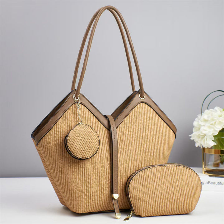 Damen elegante Oversize-Handtasche mit abnehmbarem Mini-Etui Nord Taschen