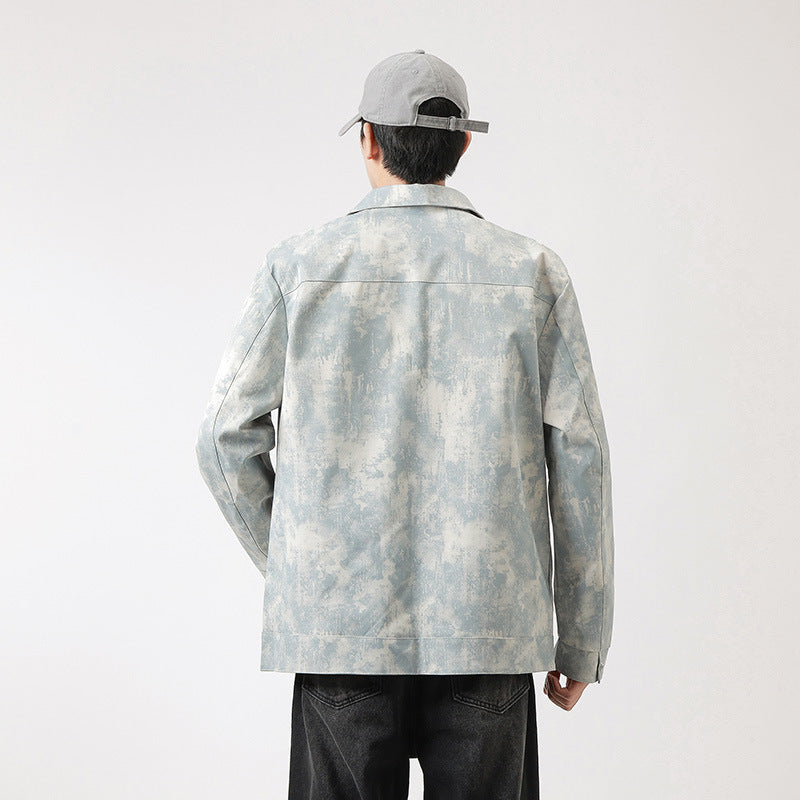 Herren Modische Arbeitsjacke im minimalistischen Design Nord Taschen