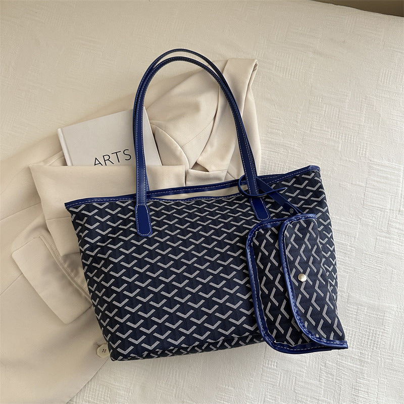 Damen elegante Einkaufstasche mit modernem Muster Nord Taschen