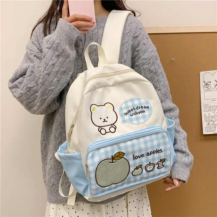 Damen Rucksack mit verspieltem Tiermotiv und praktischem Fächerdesign Nord Taschen
