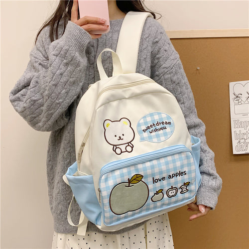 Damen Rucksack mit verspieltem Tiermotiv und praktischem Fächerdesign Nord Taschen