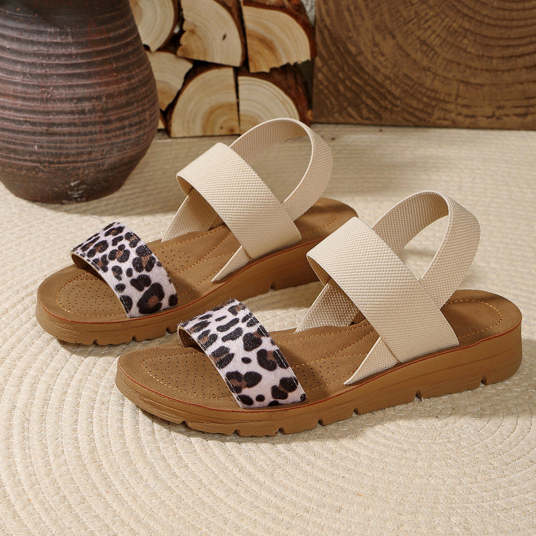 Damen Komfortsandalen mit verstellbaren Riemen und anatomisch geformtem Fußbett