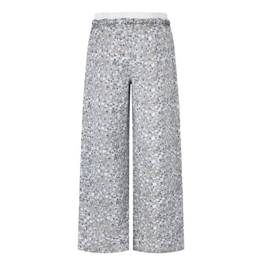 Damen Palazzo‑Glitzerhose mit elastischem Bund und Kordelzug Nord Taschen