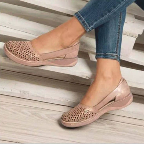 Damen Bequeme und luftige Freizeitschuhe mit durchbrochenem Design Nord Taschen