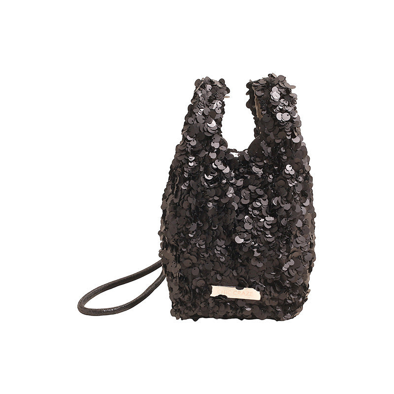 Damen Glitzertasche mit funkelnden Pailletten Nord Taschen