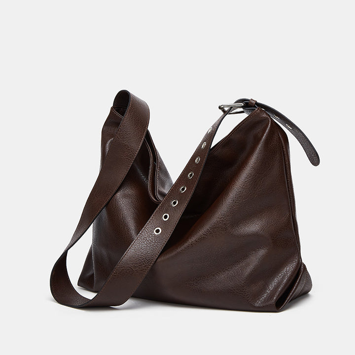 Damen Hobo-Tasche aus hochwertigem Kunstleder mit ergonomischem Tragegriff Nord Taschen