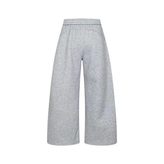 Damen Culotte-Sweatpants mit hohem Bund, Kordelzug und weitem Bein Nord Taschen