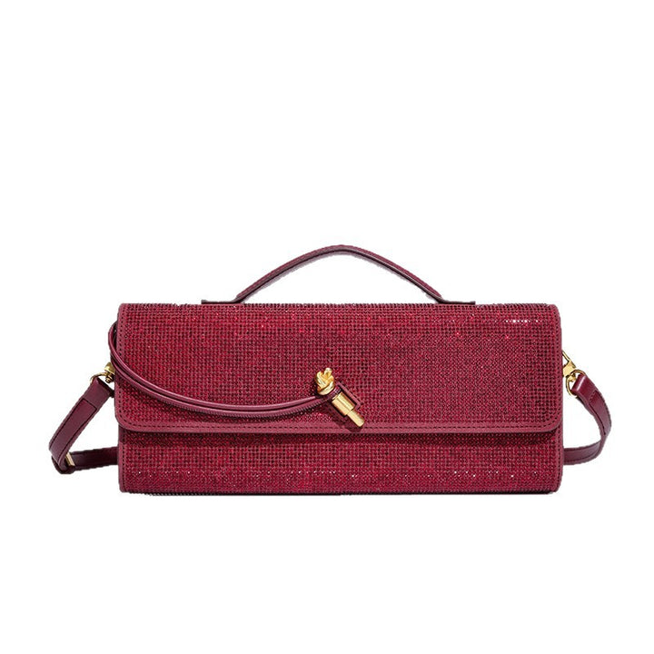 Damen Clutch mit glitzerndem Strass Nord Taschen