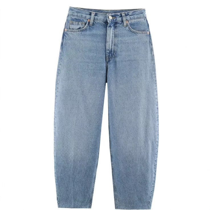 Damen Hochtaillierte Culotte-Hose mit weitem Bein und dekorativem Taillengürtel Nord Taschen