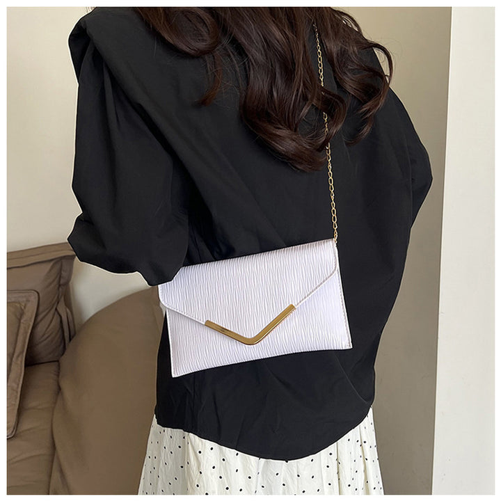 Damen elegante Clutch-Tasche mit einzigartigem Faltendesign Nord Taschen