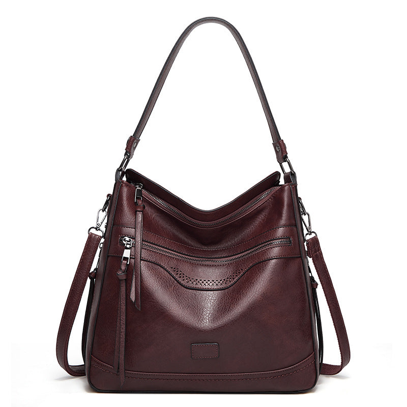 Damen Hobo-Tasche mit elegantem Faltendesign und praktischen Fächern Nord Taschen