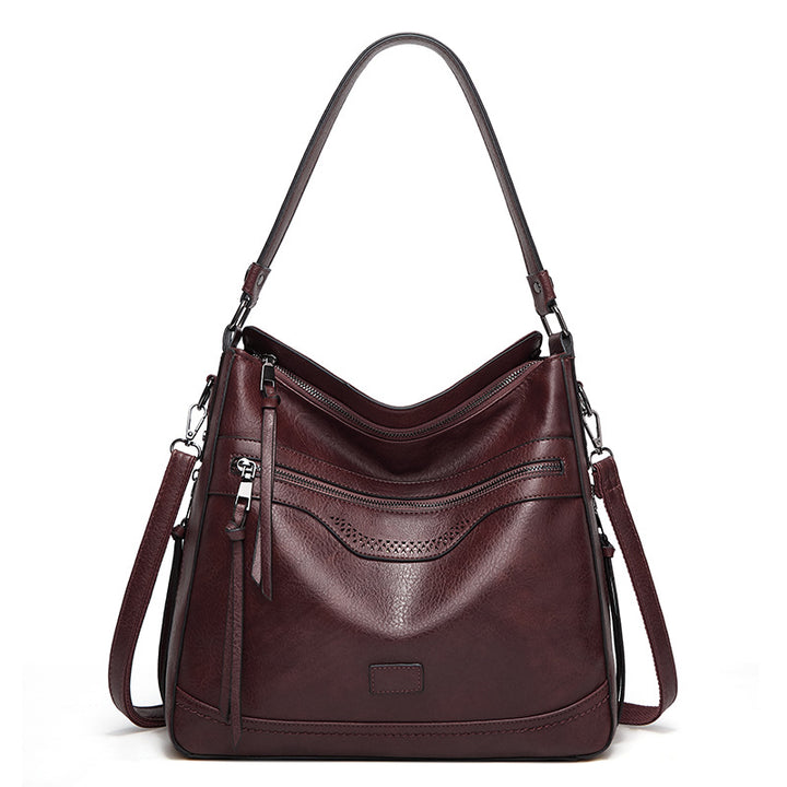 Damen Hobo-Tasche mit elegantem Faltendesign und praktischen Fächern Nord Taschen