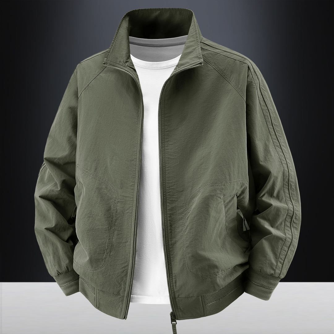 Herren Freizeitjacke mit hohem Kragen Nord Taschen