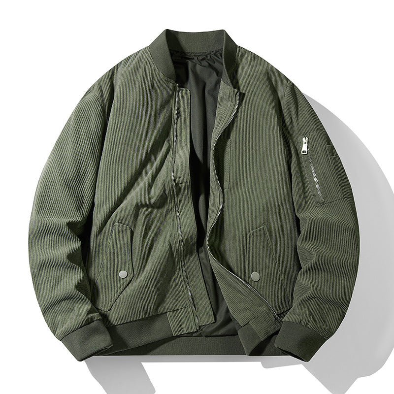 Herren Sportliche Bomberjacke mit Reißverschluss und praktischen Taschen Nord Taschen