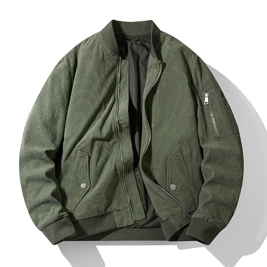 Herren Sportliche Bomberjacke mit Reißverschluss und praktischen Taschen Nord Taschen