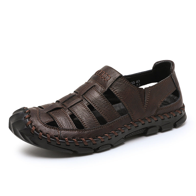 Herren Sandalen mit atmungsaktiven Riemen und rutschfester Sohle Nord Taschen