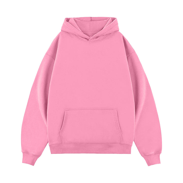 Unisex nan minimalistischer Oversize-Kapuzenpullover mit gedoppelter Kapuze, tiefer Schulter und breitem Rippbund Nord Taschen
