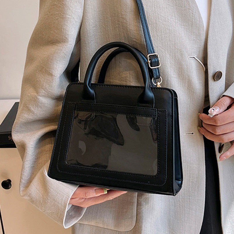 Damen Handtasche mit innovativem Transparentdesign und eleganten Akzenten Nord Taschen