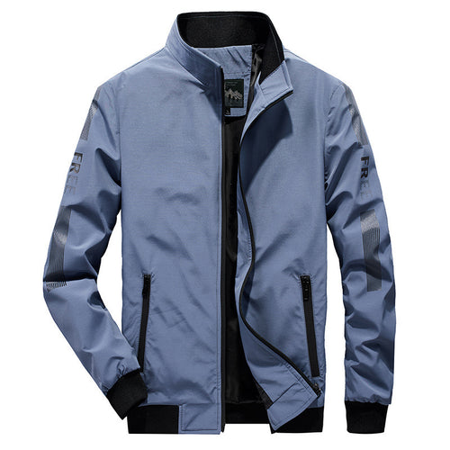 Herren Leichter Softshell-Bomber mit reflektierenden Ärmeldetails und hohem Stehkragen Nord Taschen