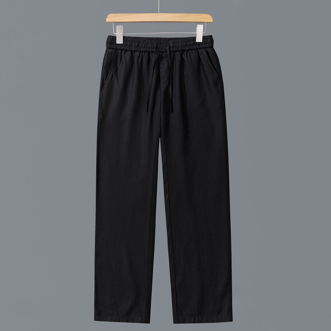 Herren Lässige Baumwoll-Chino mit elastischem Bund und Kordelzug Nord Taschen