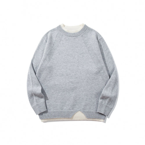 Unisex Feinstrickpullover mit Raglannaht und dreieckigem Saumbesatz Nord Taschen