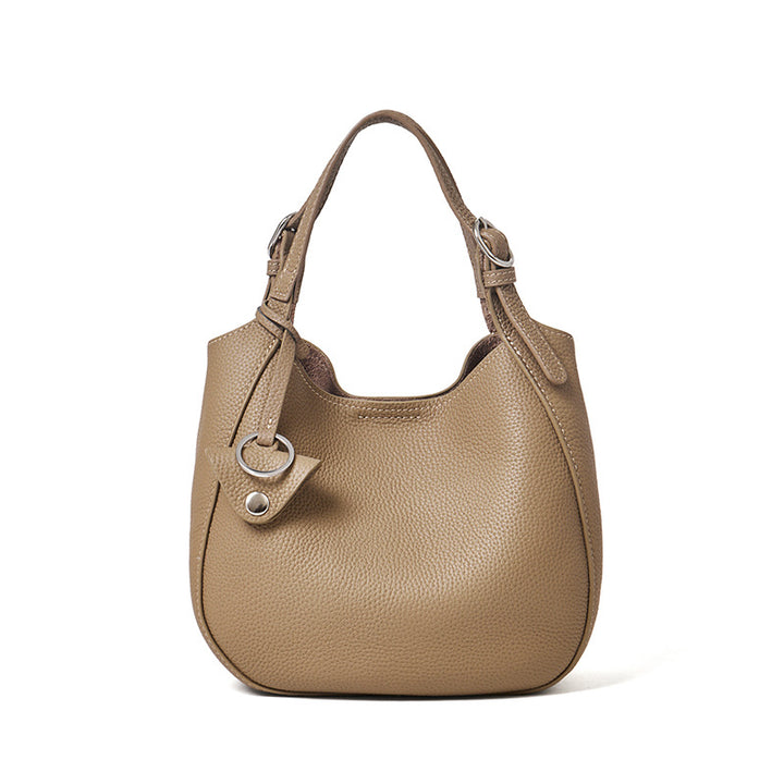 Damen Hobo-Tasche mit hochwertiger Lederstruktur und eleganten Akzenten Nord Taschen