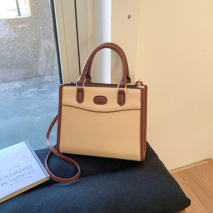 Damen elegante Ledertasche mit abnehmbarem Schulterriemen Nord Taschen