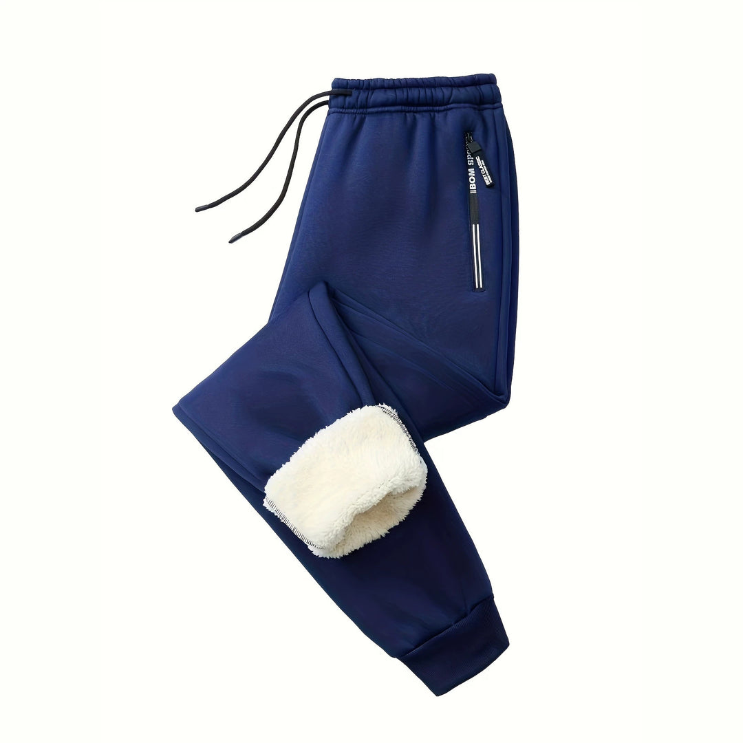 Herren Tapered Performance-Jogginghose mit elastischem Bund, Reißverschlusstaschen & gerippten Beinbündchen Nord Taschen