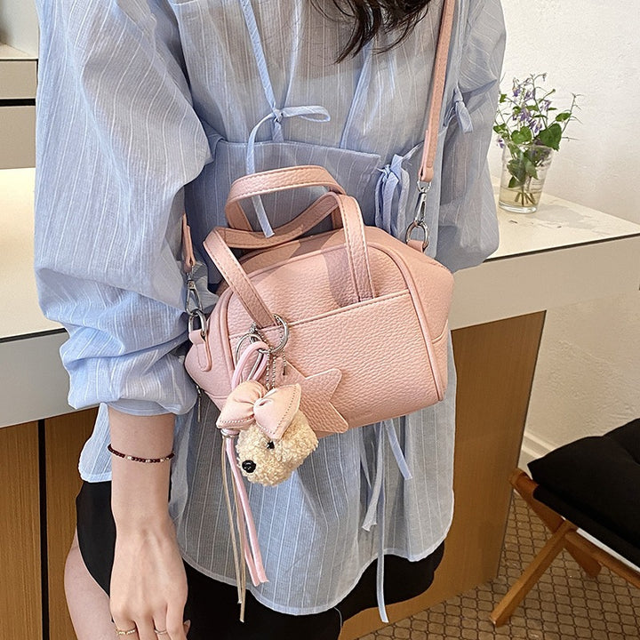 Damen Mini-Tasche mit dekorativem Anhänger Nord Taschen