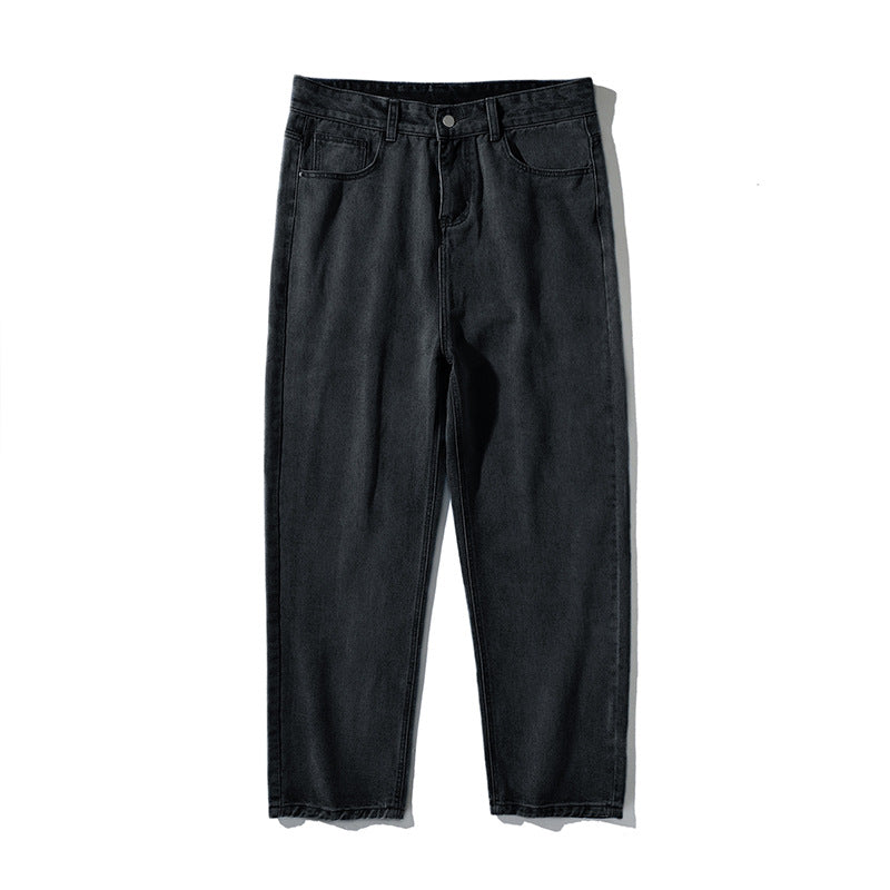 Damen High‑Waist Tapered Jeans mit lockerem Sitz und verkürztem Saum Nord Taschen