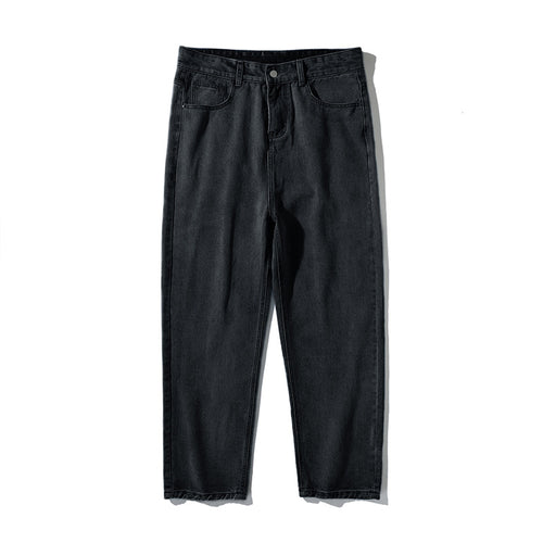 Damen High‑Waist Tapered Jeans mit lockerem Sitz und verkürztem Saum Nord Taschen