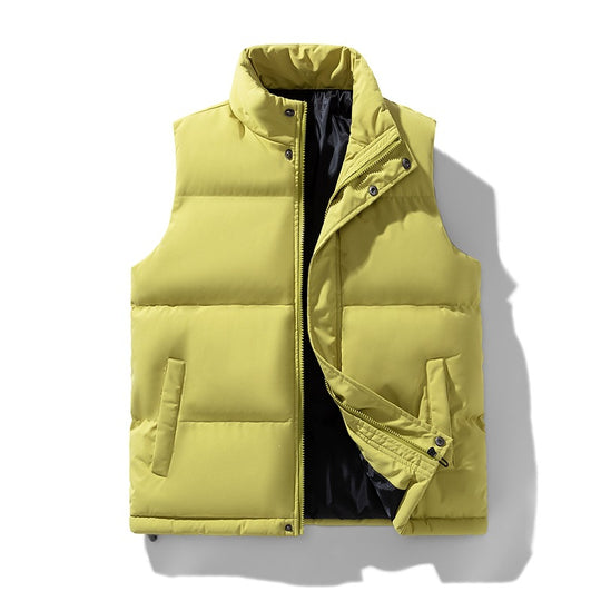 Herren Isolierende Outdoor-Steppweste mit hohem Kragen, 2‑Wege‑Reißverschluss & verdeckten Eingrifftaschen Nord Taschen
