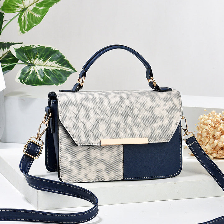 Damen modische Umhängetasche mit strukturiertem Design und goldenen Akzenten Nord Taschen
