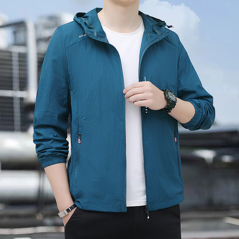 Herren Leichte Windjacke Nord Taschen