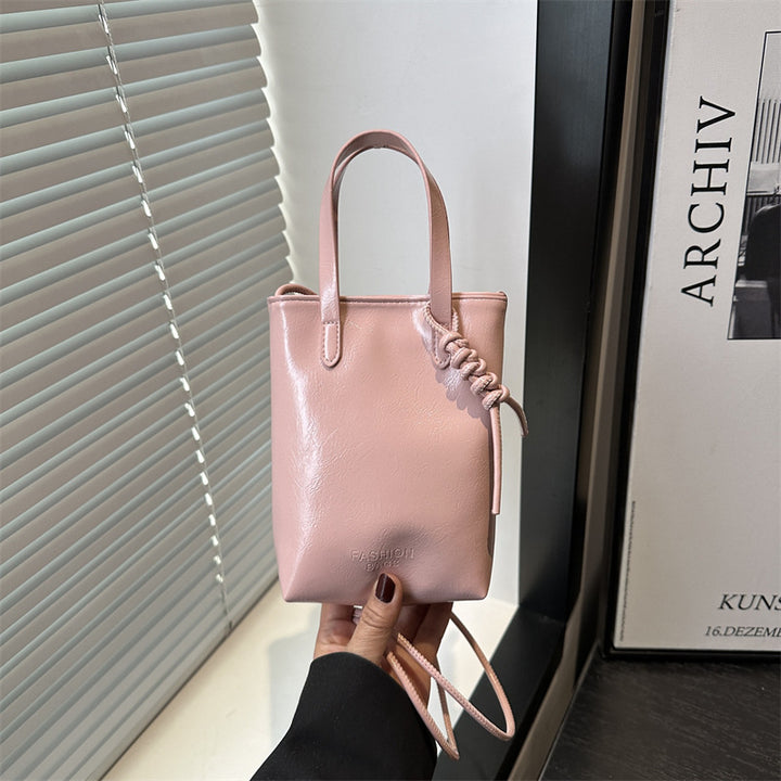 Damen Mini-Handtasche mit innovativem Kordelzug Nord Taschen